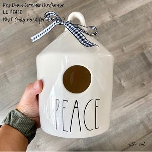 Rae Dunn PEACE Birdhouse